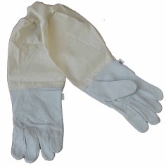 GUANTES PIEL T.5 BLANCO